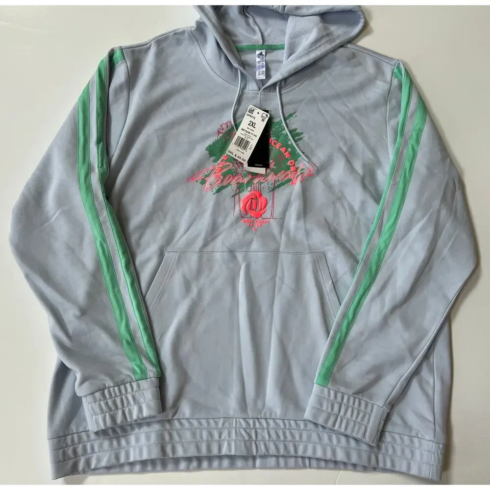 adidas Derrick Rose Boardwalk Hoodie Venice Beach California GP9772 Men 2XL